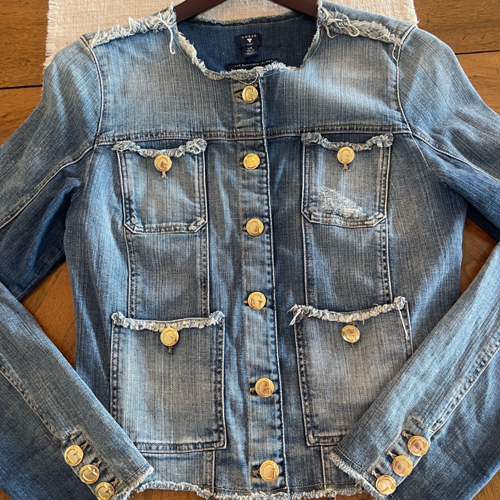 Guess Bomber Jean Jacket